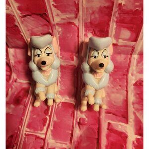 Disney Oliver & Co Georgette Poodle Figurine Lot